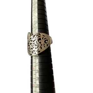 Women’s Delicate Silver Tone Wraparound Ring